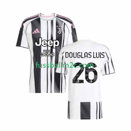 Fußballtrikots Juventus Douglas Luiz 26 Heim Trikotsatz 2025-2026 Fußballtrikots Juventus Douglas Luiz 26 Heim Trikotsatz 2025-2026